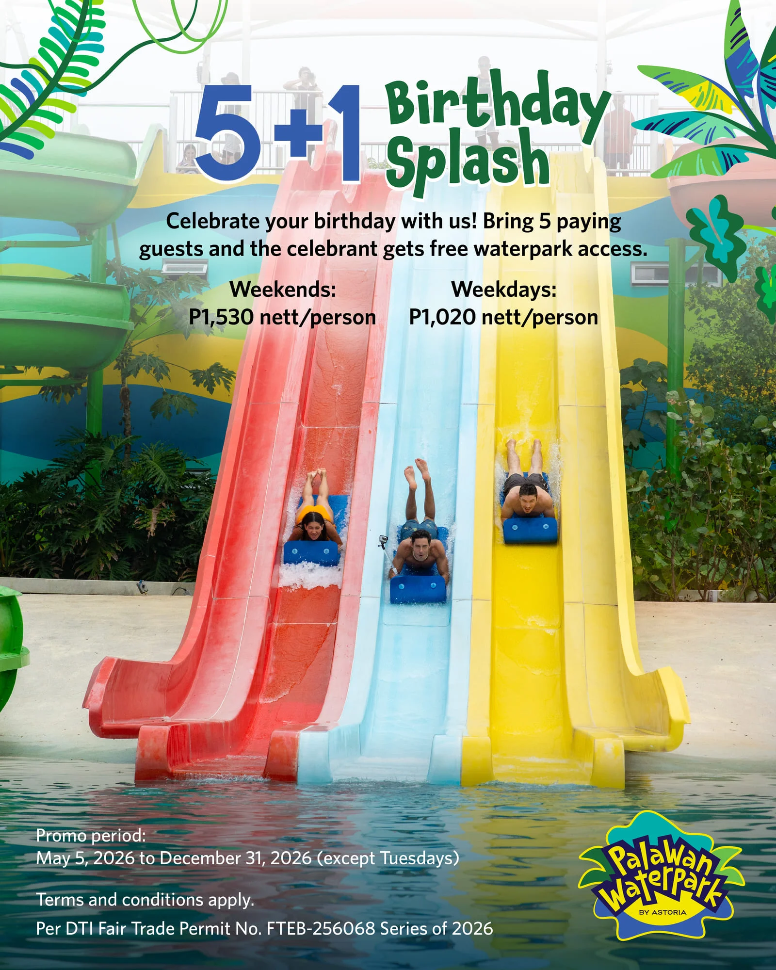5+1 Birthday Splash – Astoria Palawan