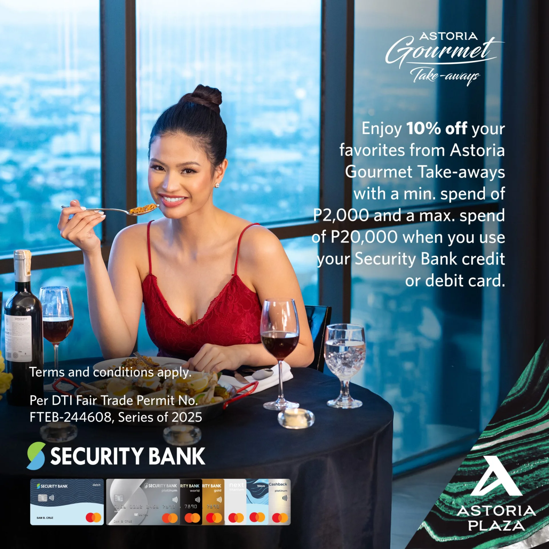 AGTA – Security Bank Promo – Astoria Plaza