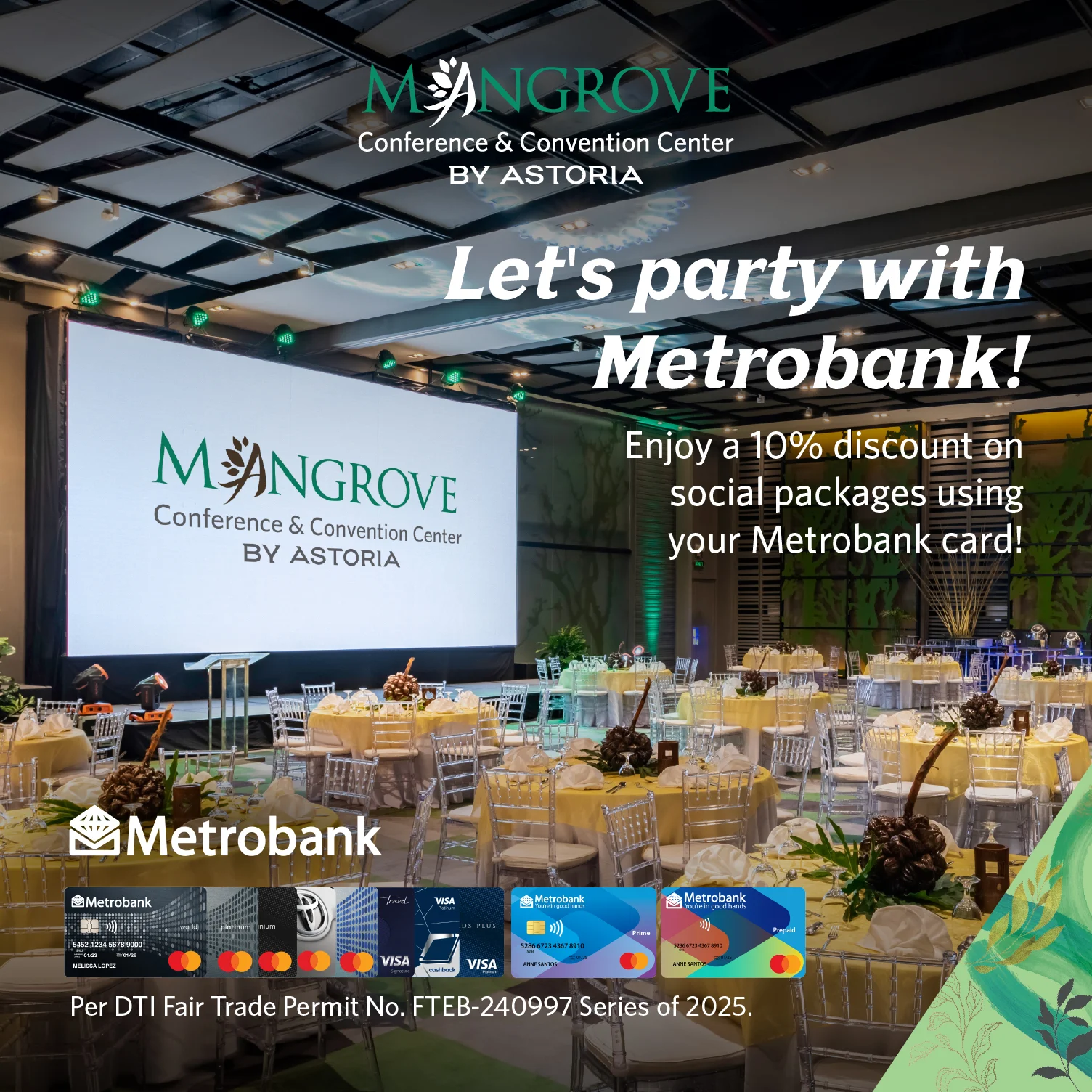Mangrove Metrobank Promo – Astoria Palawan
