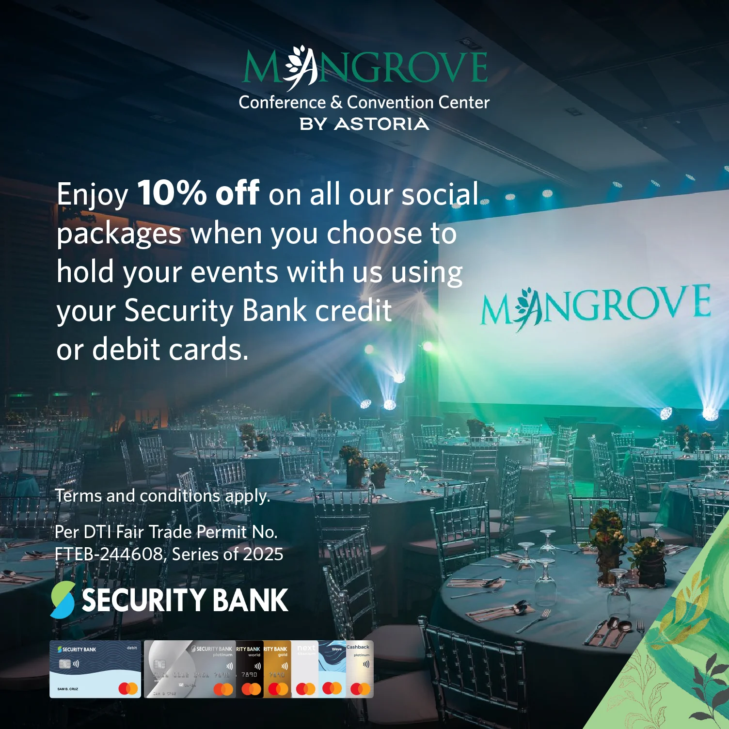 Mangrove – Security Bank Promo – Astoria Palawan