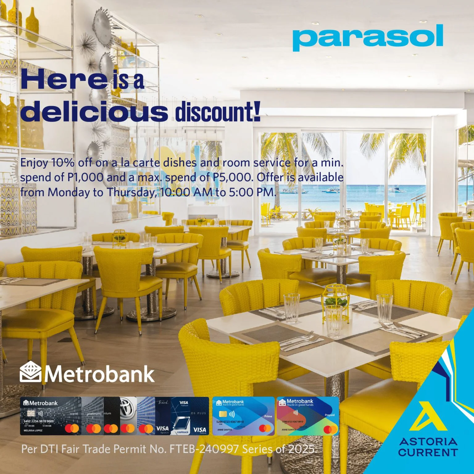 Parasol – Metrobank Promo – Astoria Current