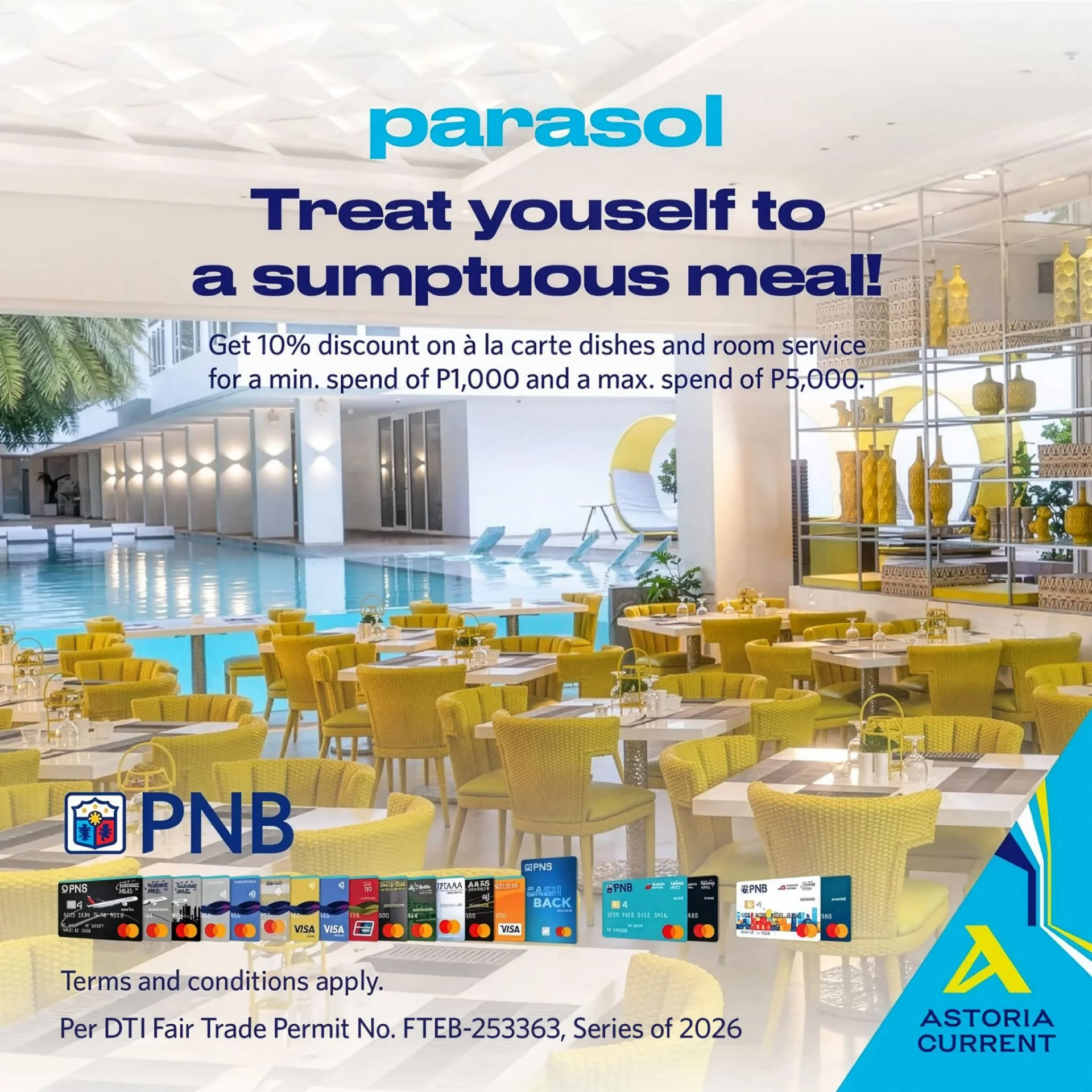Parasol – Philippine National Bank Promo – Astoria Current